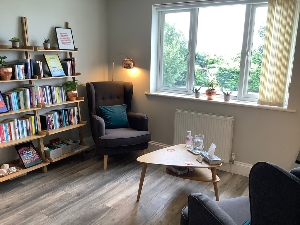 Photo of the inside of Clear Insight Counselling private practice in Leamington Spa