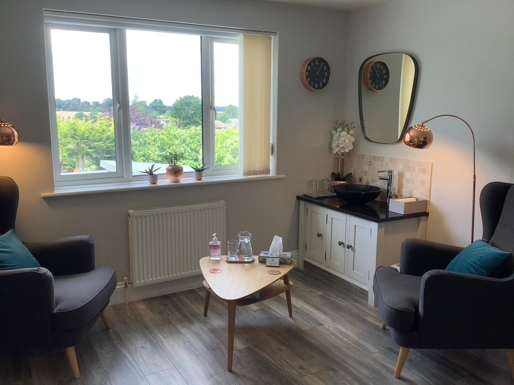 Photo of the inside of Clear Insight Counselling private practice in Leamington Spa